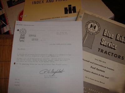 Ihc international farmall a b h m 300 400 tractor index