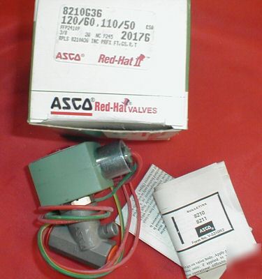 New asco red-hat 8210G36 3/8