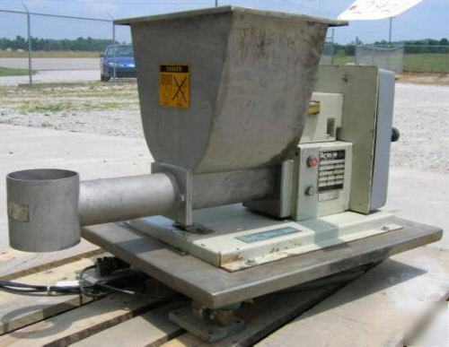 2â€ k-tron screw feeder; stainless steel (2921)