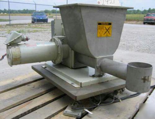 2â€ k-tron screw feeder; stainless steel (2921)