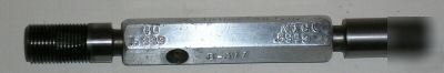 5/8-18 unf 2B l.h. thread gage plug go/not go .625 dia
