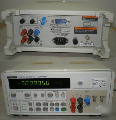 Advantest R6871E-dc digital multimeter 