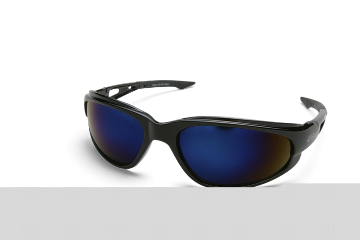 Edge kazbek safety glasses-blue mirror lens SK118
