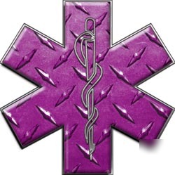Emt ems mfr medic decal reflective 12