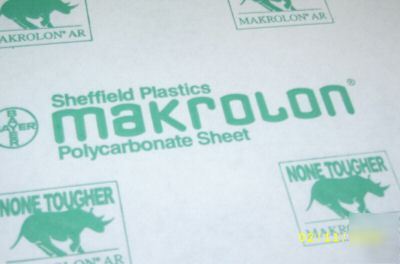 Polycarbonate lexan 1/16 x 23-1/2 x 48 abrasion resist