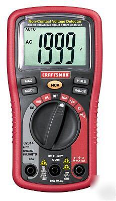 Craftsman 82314 digital multimeter w/auto ranging 