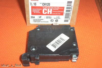 New cutler hammer CH120 circuit breaker 1 p 20 amp ch