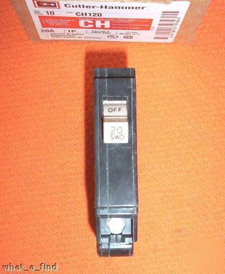 New cutler hammer CH120 circuit breaker 1 p 20 amp ch