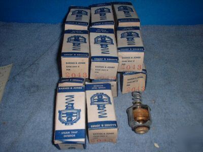 New huge lot barnes & jones steam trap traps # 2043