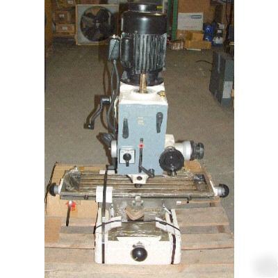 1.5 hp 115V geared head mill drill 21