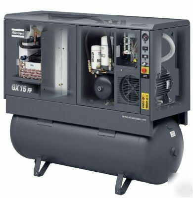 Atlas copco rotary air compressor * 30 hp * w/ dryer
