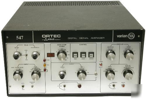 Eg&g ortec 547 digital signal averager dsa dso varian
