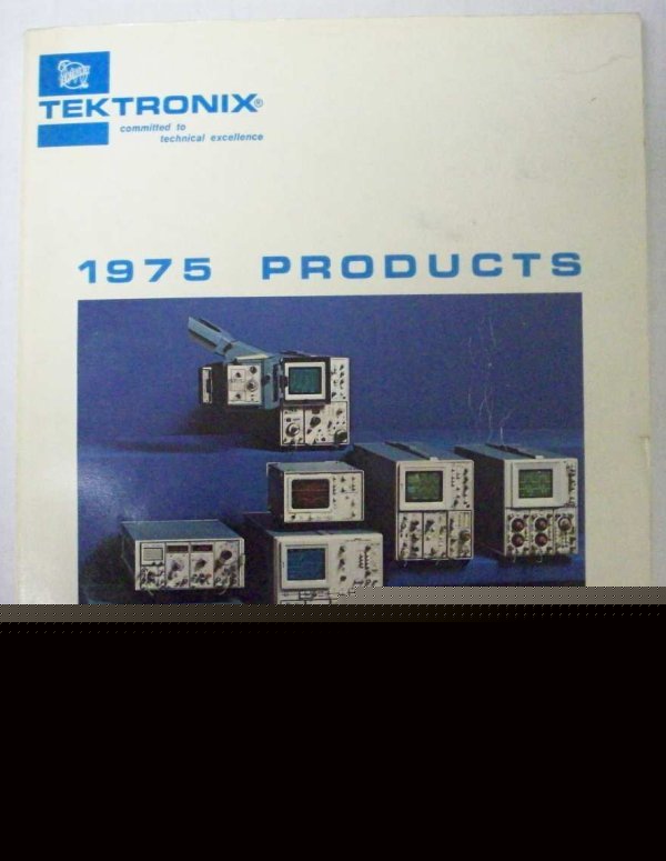 Tektronix products catalog 1975 - $5 shipping 