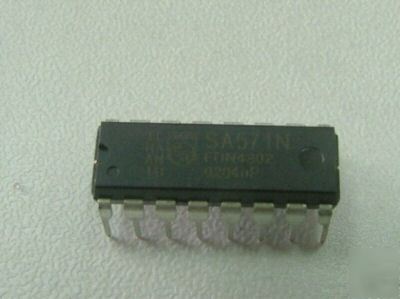 2 pcs philips SA571N dual gain compandor ics chips