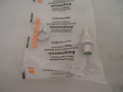 Amphenol bnc (f) to bnc (f) insulated bulkhead 