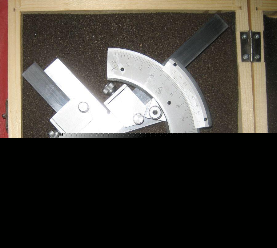New bevel protractor 320 degree + case