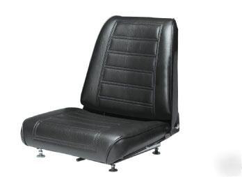 Universal forklift seat, replacement lift truck seat, 