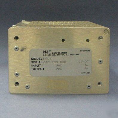 Used nje RSC5 5-volt linear power supply