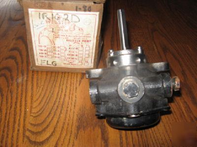 Webster oil pump model 1R162D, single stage