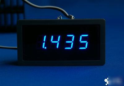 3Â½ digital blue led dc 0~Â±2A amp panel meter