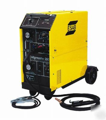 Esab migmaster 250 mig welder package 37689