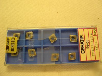 New 10 ea. ceratip inserts cpmh 2.532 TC50 cermet