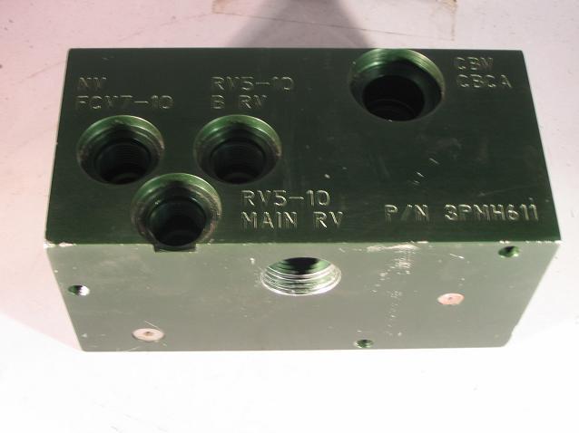 Sds machine 3PMH611 steel hydraulic manifold