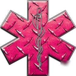 Emt ems mfr medic decal reflective 6