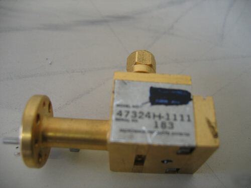 Hughes 47324H-1111, detector, 50 - 75 ghz w/ term