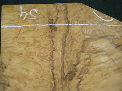 Myrtle burl veneer 18 sq ft lot 3106