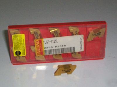 New 10 sandvik carbide inserts tlgp -4125L 225G tincoat