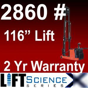 Counterbalanced forklift pallet stacker tilt forklifts