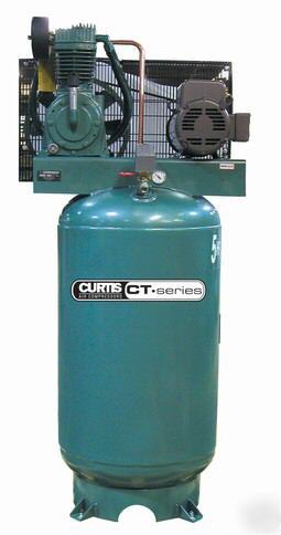 Curtis ct 10 hp 1 phase air compressor free shipping 