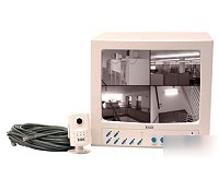 Focus video surveillance system w/3 cameras 