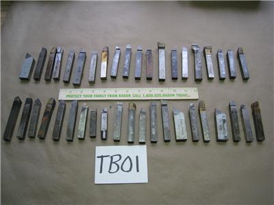 41PC. machinist lot, carbide tip lathetool bits, #TB01