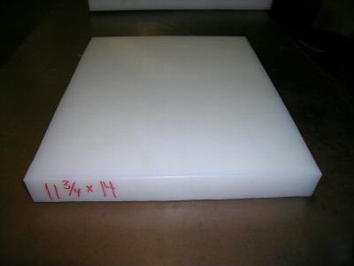 Uhmw tivar 11.75 x 14 x 1.5 in plastic white uhmwpe