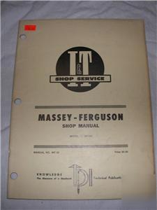 Vintage massey ferguson MF285 mf 285 tractor manual