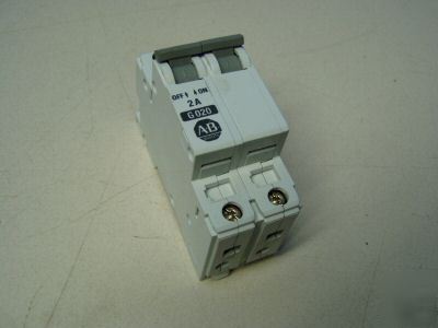 Allen bradley 2A 2P circuit breaker m/n: 1492-CB2 G020