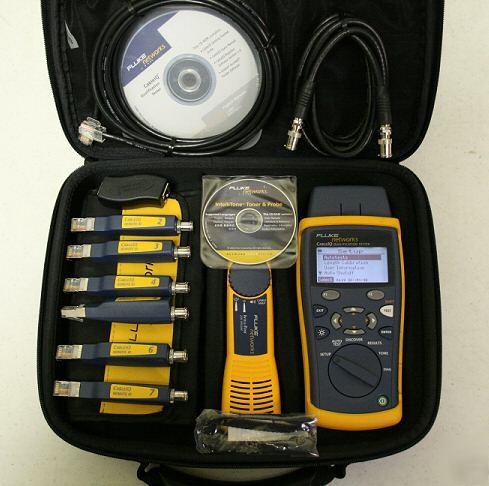 Fluke cableiq qualification tester 10/100/1000/voip