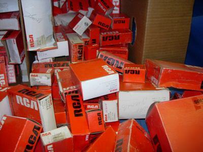 Lot over 250PCS mix vintage rca genuine parts retailbox