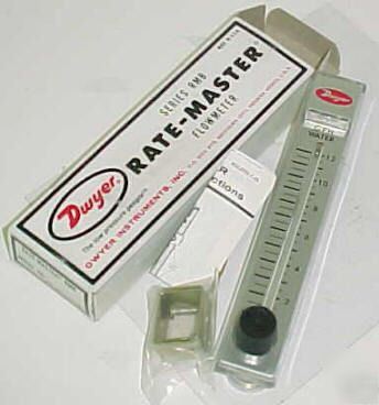 New dwyer rate master rmb-82-ssv flowmeter 