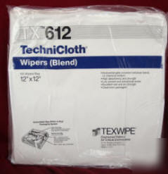 TEXWIPETX612 technicloth* cleanroom wipers, itw case