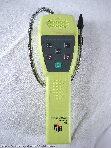 Tpi refrigerant leak detector 755 test product intl