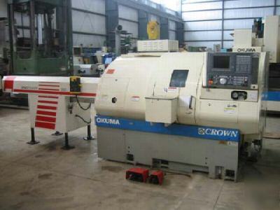 Okuma crown 762S, 1996, cnc lathe turning center, barfd