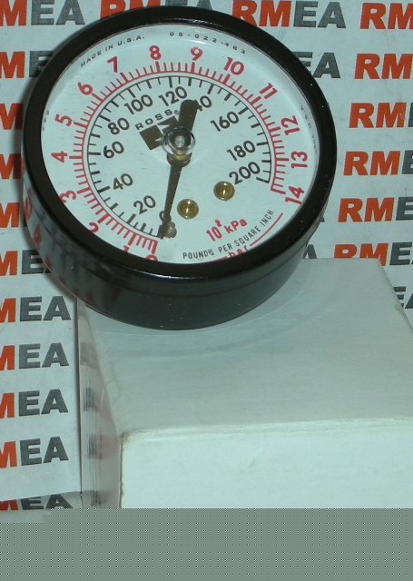 Ross continental precision pressure gauge gage 0-200P