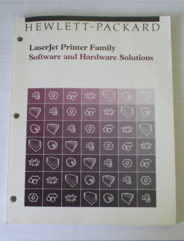 Hp hewlett packard software and hardware catalog Â©1986