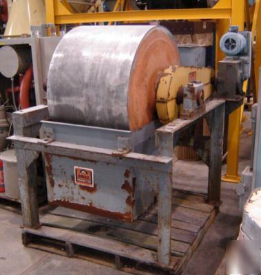 Used eriez magnetic drum liquid slurry separator (622)