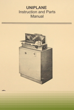Rockwell uniplane instruction & parts manual