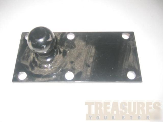 1.25 trailer ball + bracket quad lawn tractor