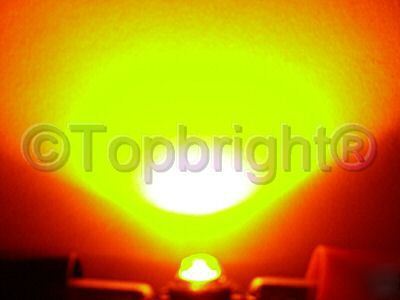 1PC 1 watt star high power yellow led 30 lumens